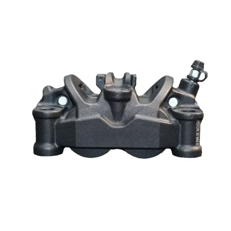 Forged Front Brake Caliper 4 Piston - Прозрачный кованый тормозной суппорт асимметричный 4-поршневой